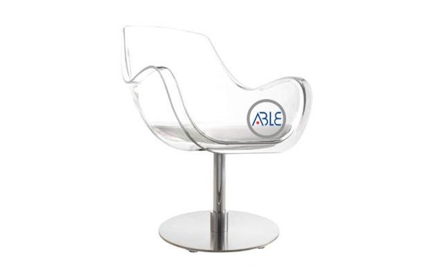 clear acrylic office chair