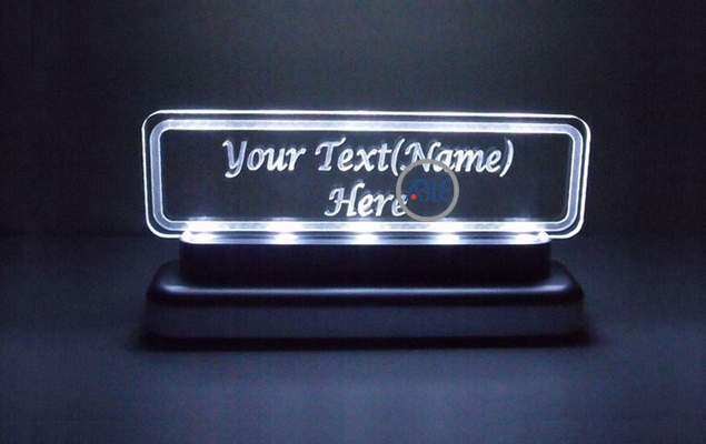 acrylic office name plate