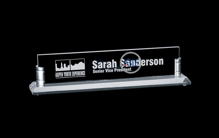 acrylic office name plate