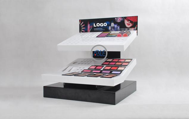 acrylic makeup display shelf