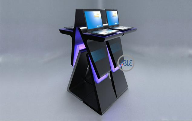 custom acrylic laptop display stand
