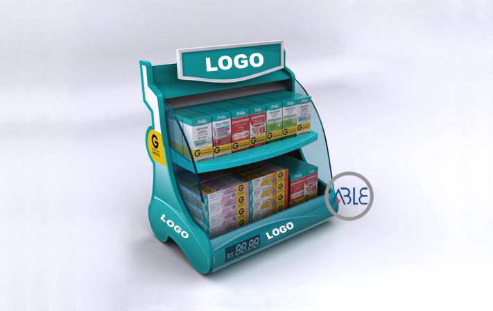 Counter retail display stand