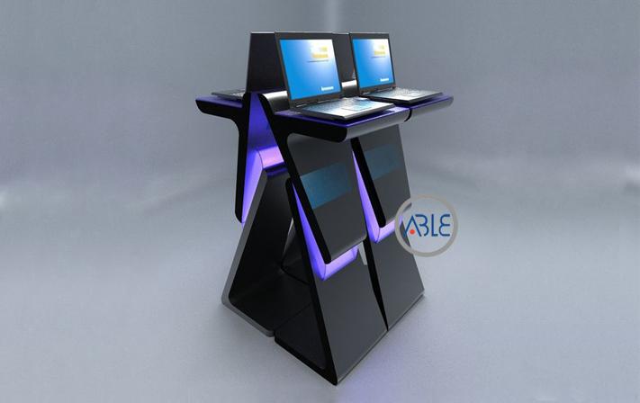 custom acrylic laptop display stand