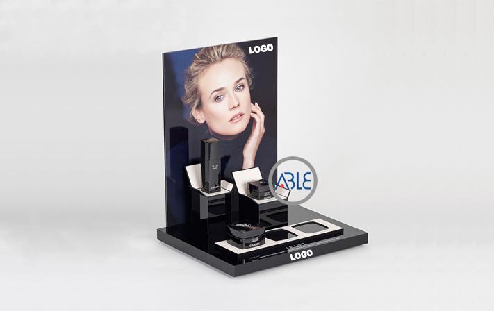custom acrylic cosmetics display